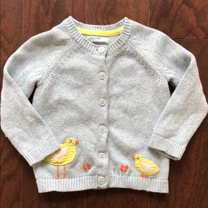 ❌SOLD❌Baby Boden 🐥 chick sweater 18-24